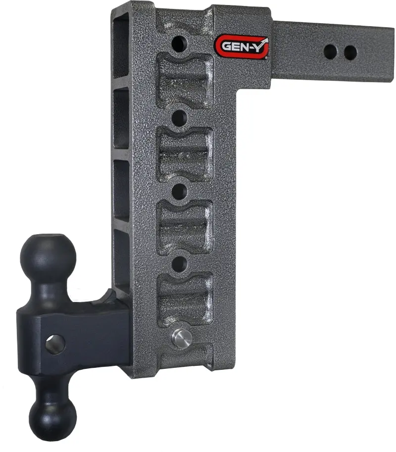 Gen-Y Mega Duty 2.5In Shank 12In Drop 3K Tw 21K Hitch W/Gh-061 Dual-Ball 1