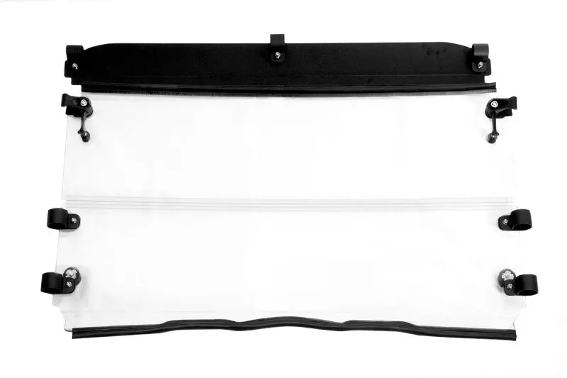 Seizmik 10-14 Polaris 400-570 Ranger Mid-Size - 1.75 In. Versa-Fold Windshield - Uv Resistant Poly 1