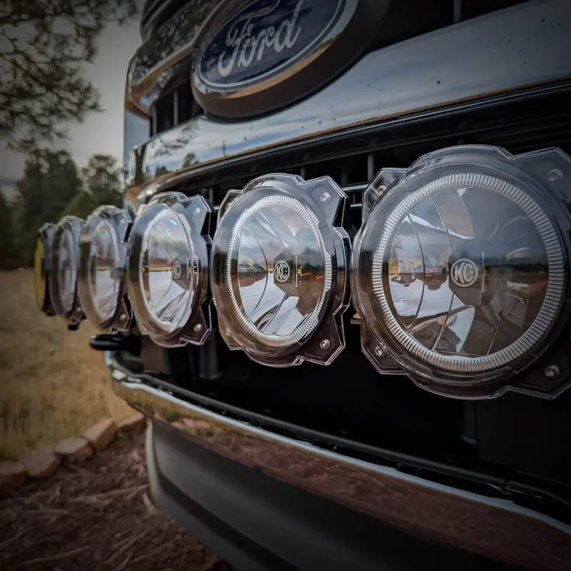Kc Hilites 6In. Light Shield For Gravity Pro6 Led Lights (Single) - Clear 2