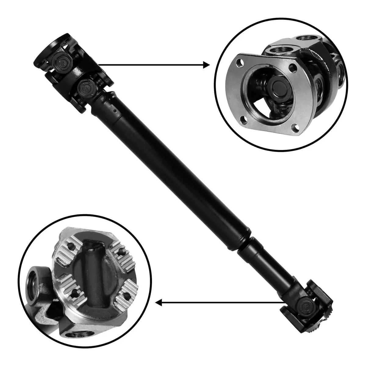 Usa Standard Front Driveshaft For Ram 2500 & 3500, 29-1/8" Center To Center 1