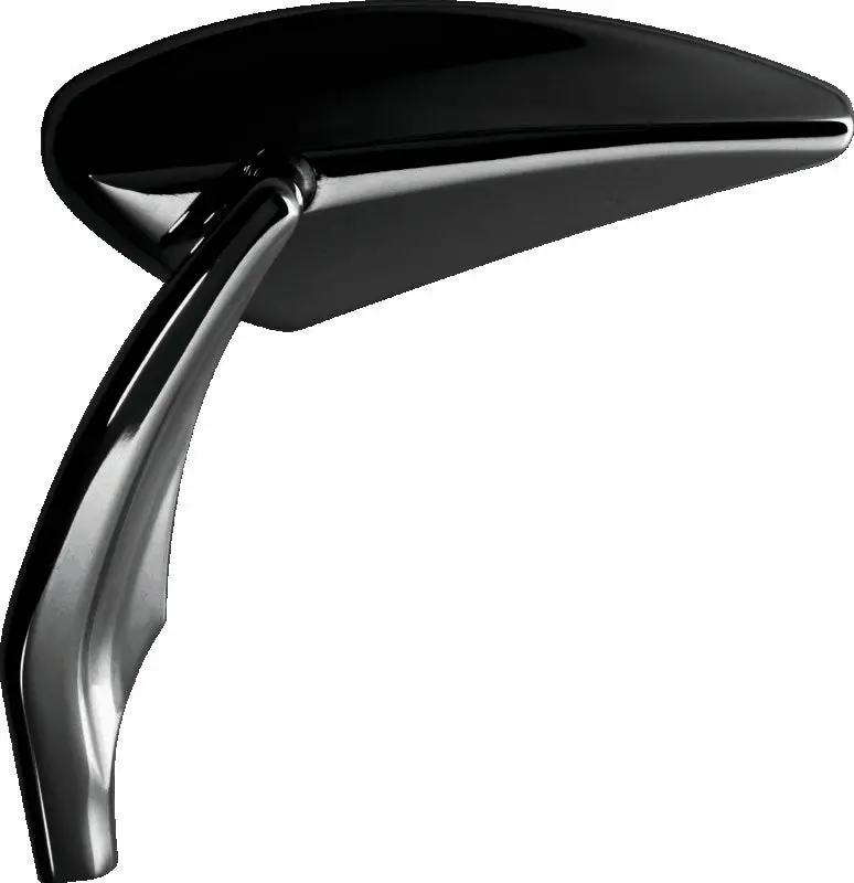 Performance Machine Mirror Assembly Left Torque - Black Ano 1