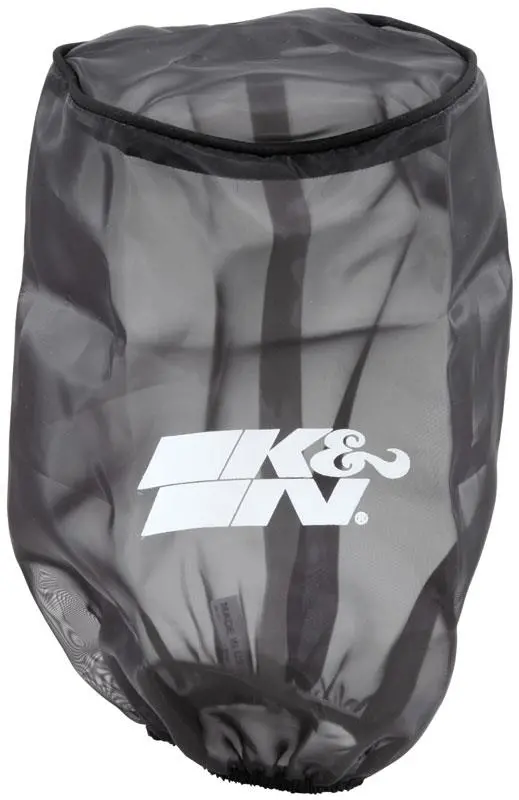 K&N Universal Round Tapered Filter Wrap - Black - 6In Base Id X 4.625In Top Id X 9In Height 1