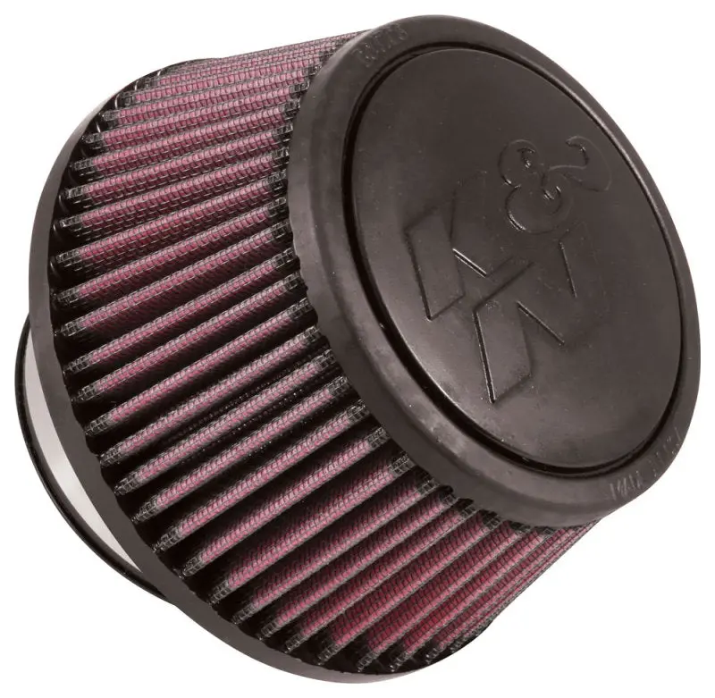 K&N Universal Round Clamp-On Air Filter 3In Flange Id X 6In Base Od X 4.625In Top Od X 3In Height 1