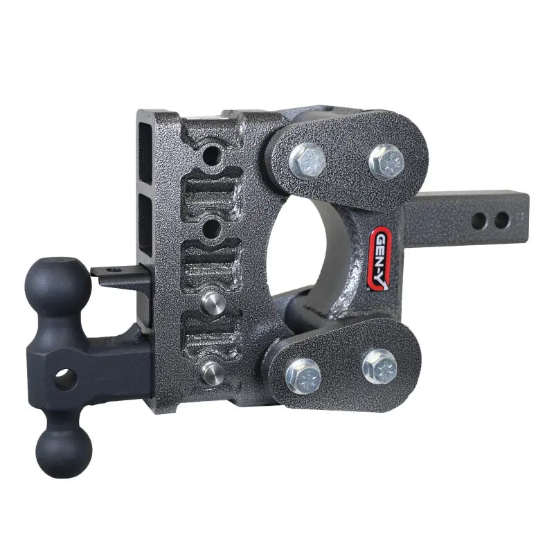 Gen-Y The Boss Torsion-Flex 2In Shank 5In Drop 16K Hitch W/Gh-051 Dual-Ball/Gh-032 Pintle Lock 1