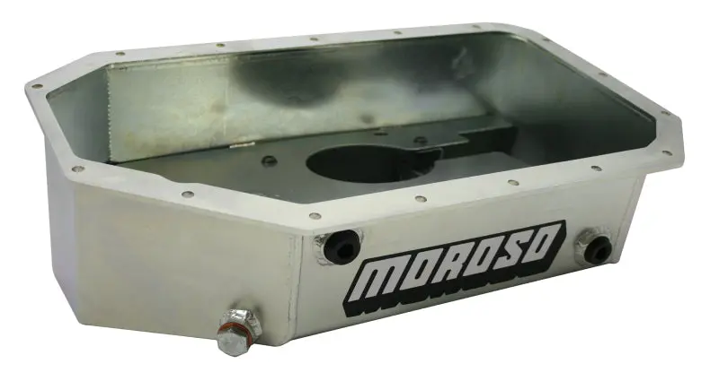 Moroso Acura/Honda K Series Swap Road Race Baffled Extra Capacity 5.5In Steel Oil Pan 1