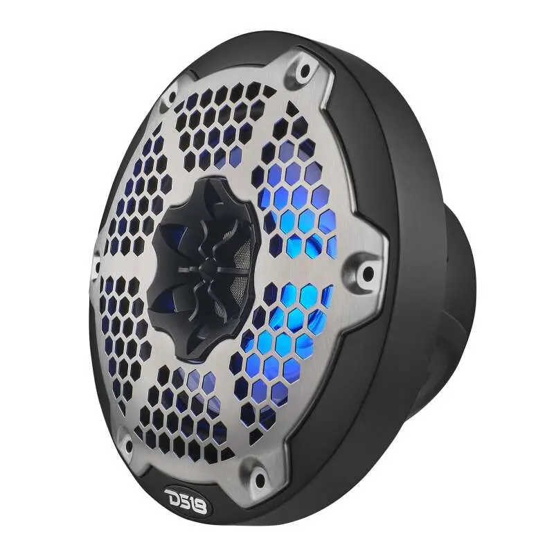 Ds18 Nxl-M Series Spkr W/ Rgb Led Lights 6.5In 2-Way 100 Watts Rms 4 Ohm Blk Grill Detached W/ Cover 1