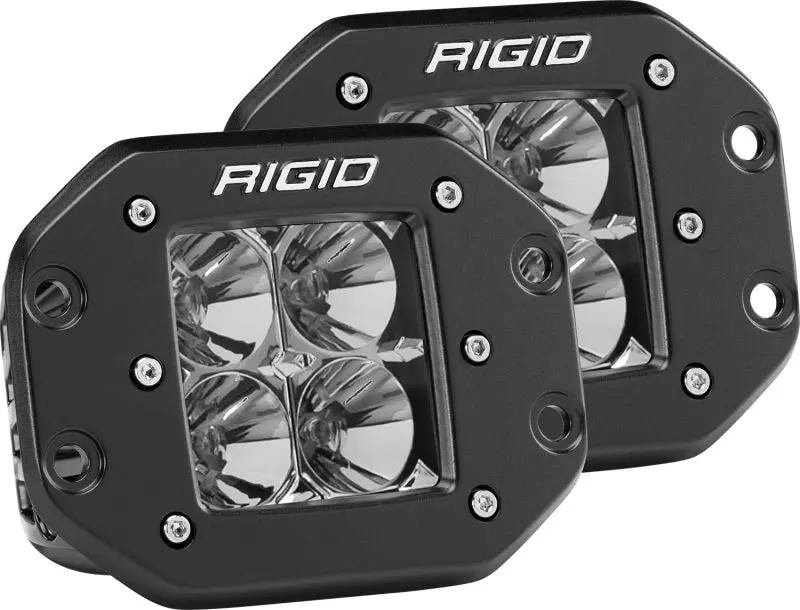 Rigid Industries Dually - Flush Mount - Flood - Set Of 2 1