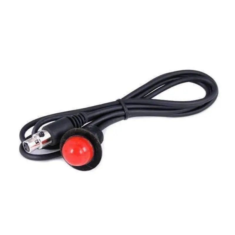 Rugged Radios Hole Mount Push To Talk Cable (Ptt) With 48 Straight Cord For Intercoms 1