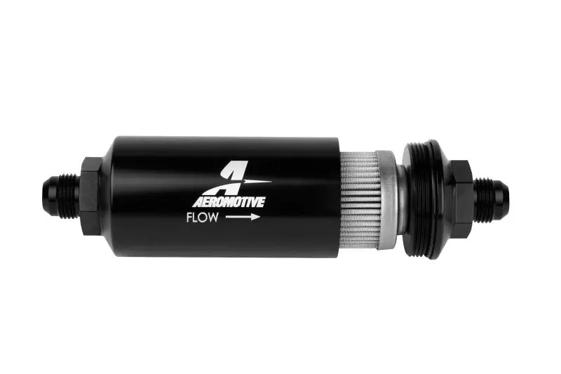 Aeromotive In-Line Filter - (An -08 Male) 100 Micron Stainless Steel Element 1