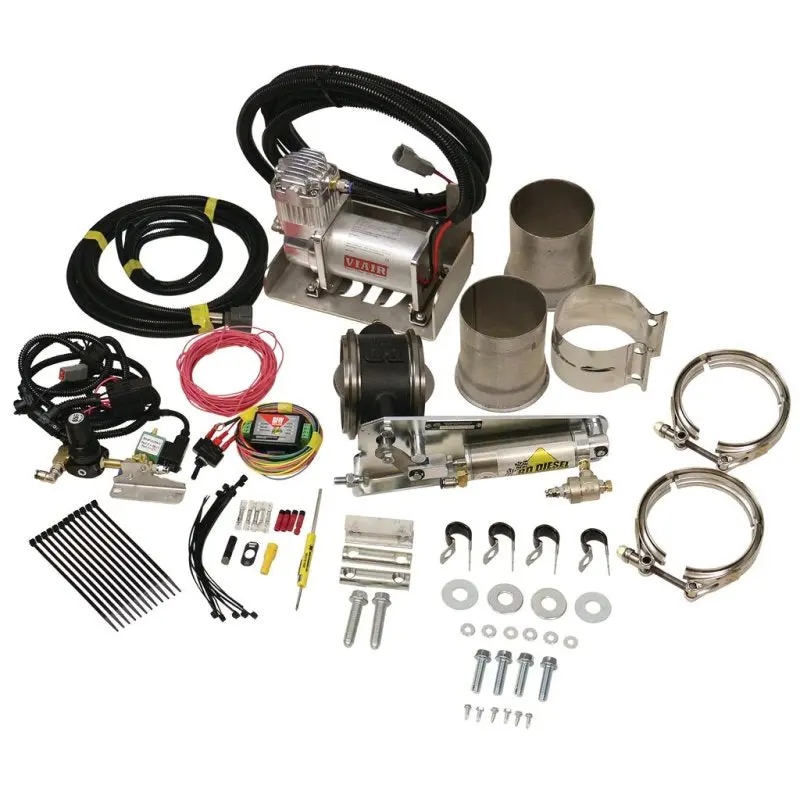 Bd Diesel Exhaust Brake - Universal 4.0In C/W Air Compressor 1