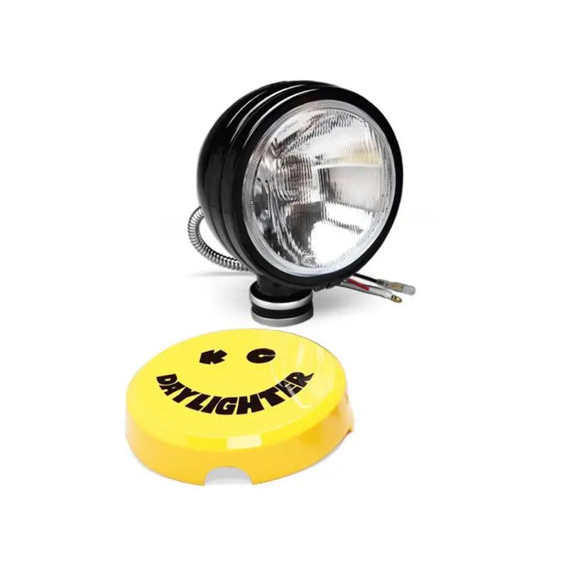 Kc Hilites Daylighter 6In. Halogen Light 100W Spread Beam (Single) - Black Ss 1