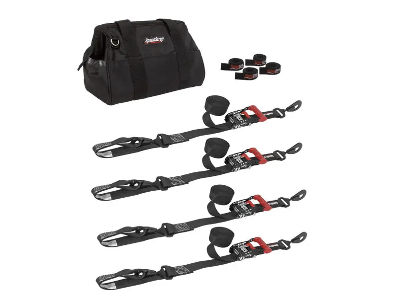 Speedstrap 1 1/2In Utv Tie-Down Kit - Black 1