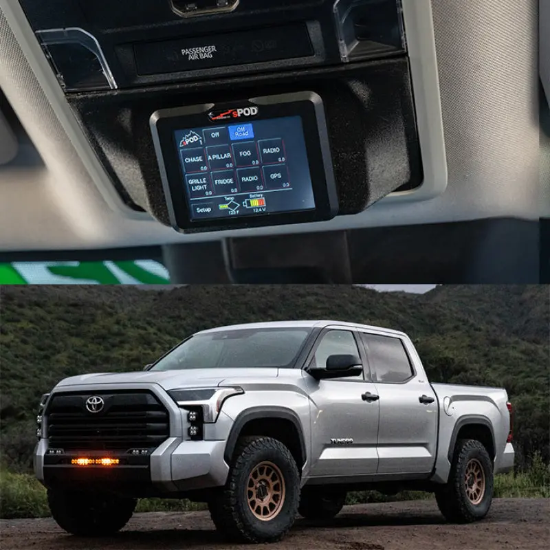Spod Touchscreen Bantamx Vehicle Kit - Toyota 2022-On Tundra 1