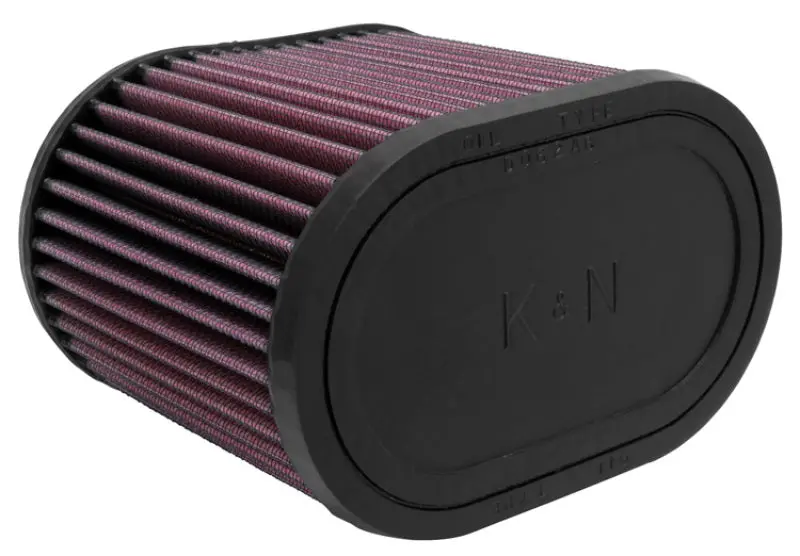 K&N Universal Oval Clamp-On Air Filter 2-3/4In Flange 6-1/4In Length 4In Width 5In Height 1