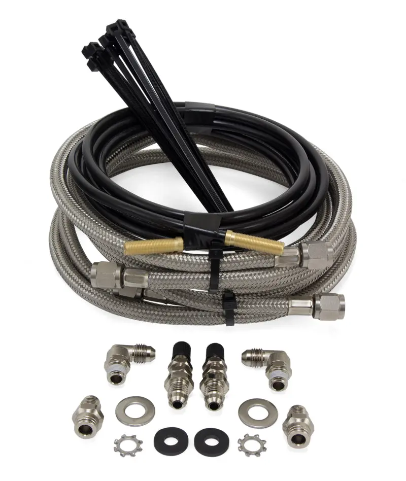 Air Lift Loadlifter 5000 Ultimate Plus Stainless Steel Air Line Upgrade Kit 1