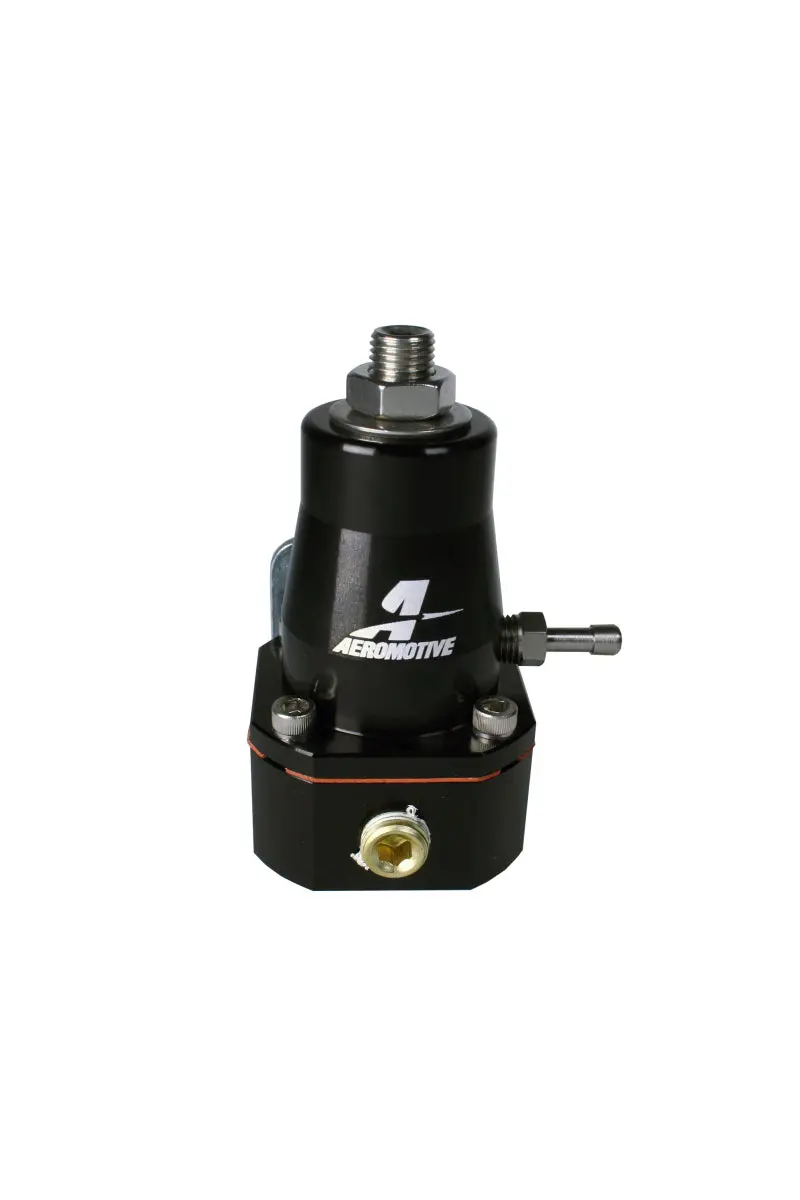 Aeromotive Adjustable Regulator Billet Efi Bypass - (2) -6 Inlets/(1) -6 Return - Black 1