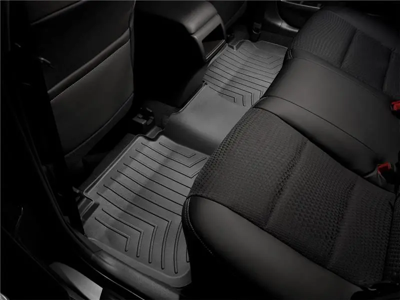 Weathertech 07-13 Chevrolet Silverado Extended Cab Rear Floorliner - Black 1