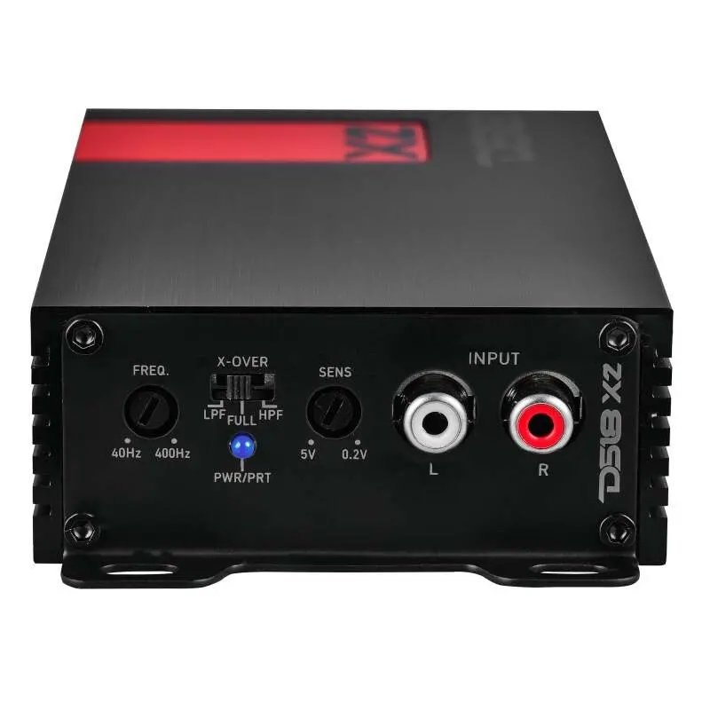 Ds18 2-Channel Ultra Compact Class D Amplifier 380/4Ohm Bridge 2X 230/2Ohm 2X 140/4Ohm Watts Rms 1