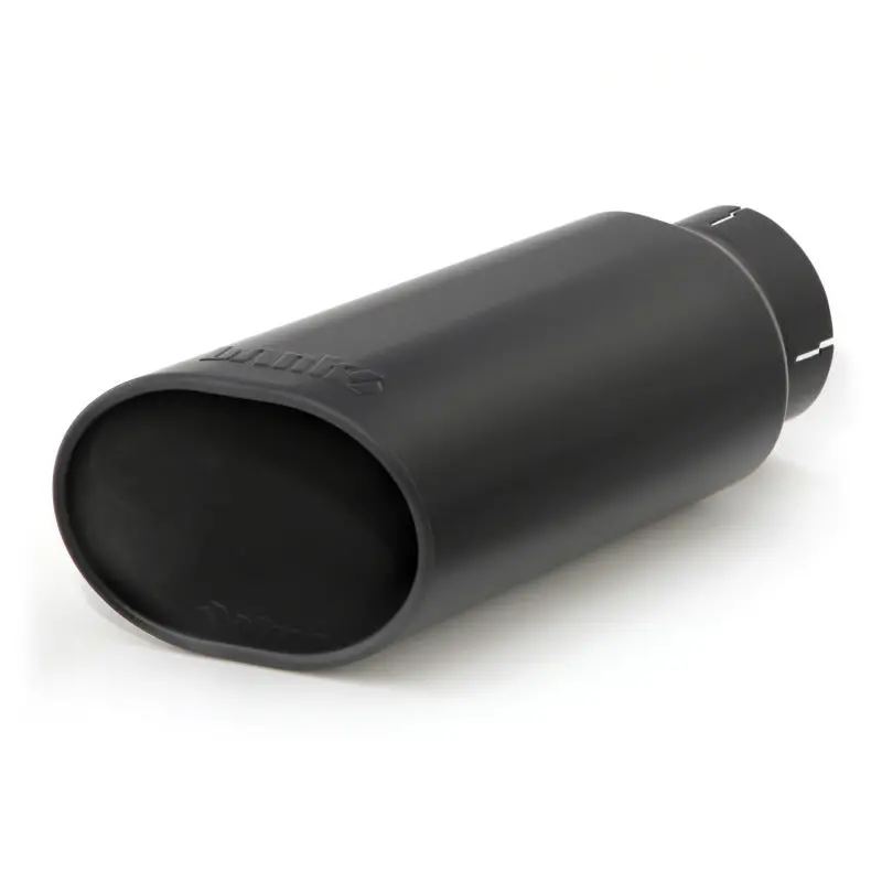 Banks Power Tailpipe Tip Kit - Ss Obround Slash Cut - Black - 4In Tube - 5In X 6In X 14In 1