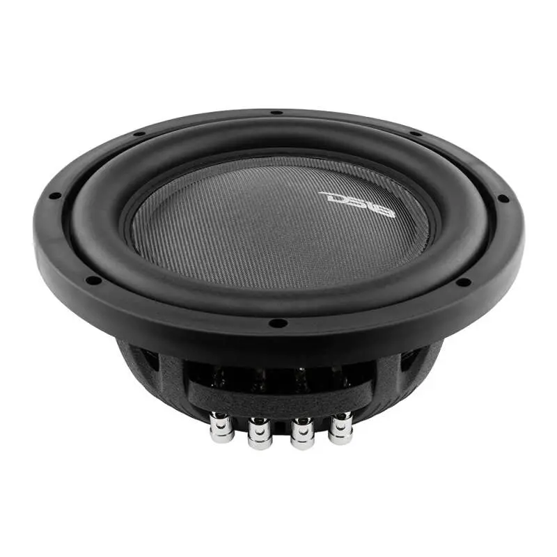 Ds18 10In 600 Watts Rms 4 Ohm Dvc Shallow Mount Fiber Glass Subwoofer Ixs Series 1