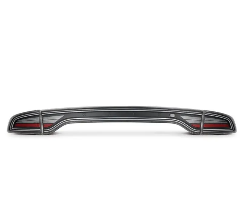 Alpharex 15-23 Dodge Charger Nova-Series Prismatic Led Tail Lights Black 1