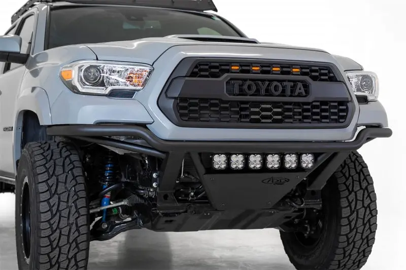 Addictive Desert Designs 16-20 Toyota Tacoma Pro Bolt-On Front Bumper - Hammer Black 1
