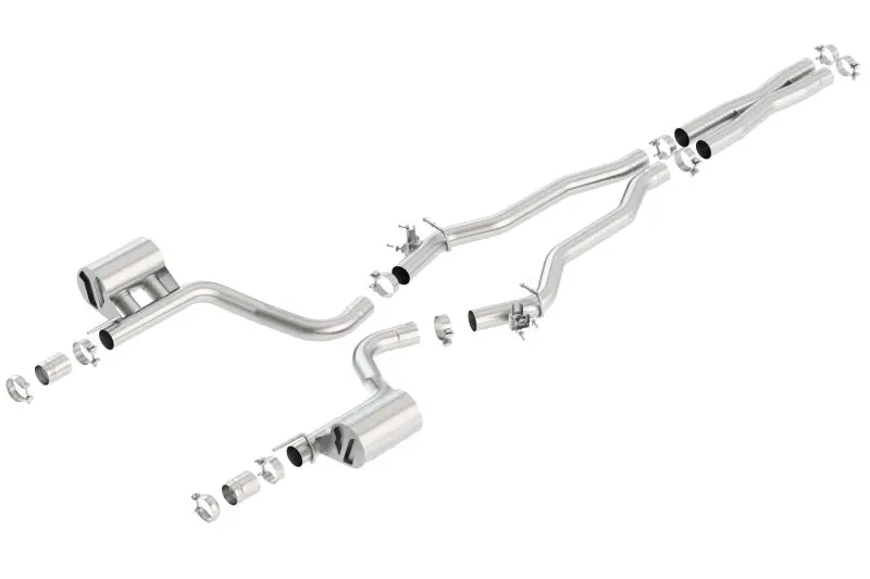 Borla 15-16 Dodge Challenger Hellcat 6.2L V8 Atak W/ Valve Simulator Cb Exhaust Factory Valance 1