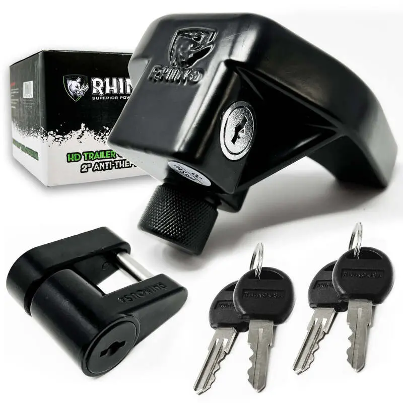 Rhino Usa 2In Trailer Coupler Hd Lock Kit-2-Piece 1