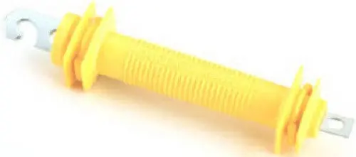 Dare 1247 Rubbergate Yellow Synthetic Rubber Electric Fence Gate Handle - Quantity Of 6 1