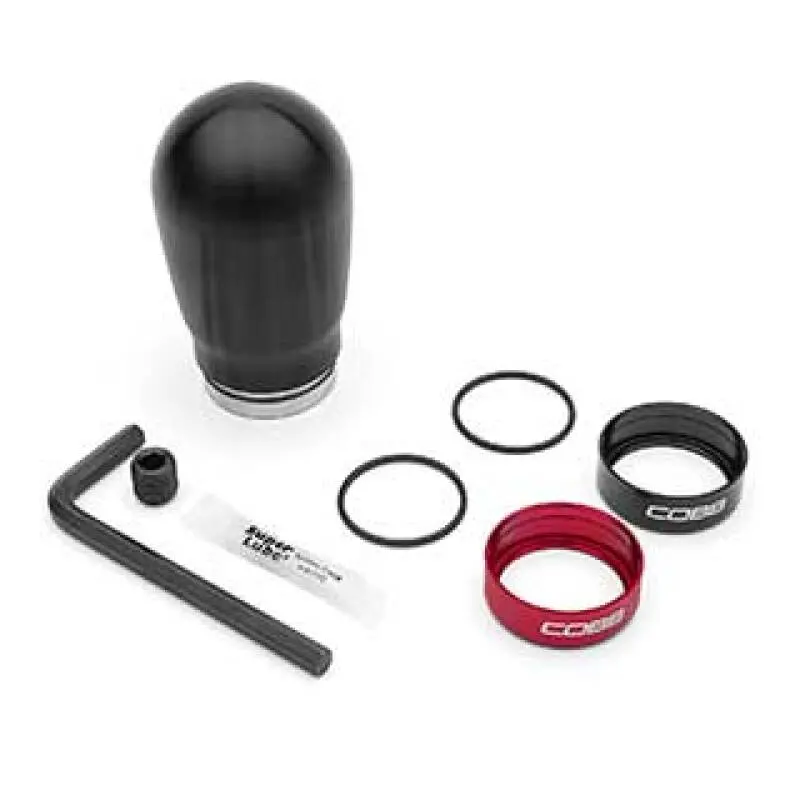 Cobb 12-16 Fr-S / 2012+ Brz / 2017+ Gr86 / Focus St+Rs / Fiesta St Tall Weighted Cobb Knob - Black 2