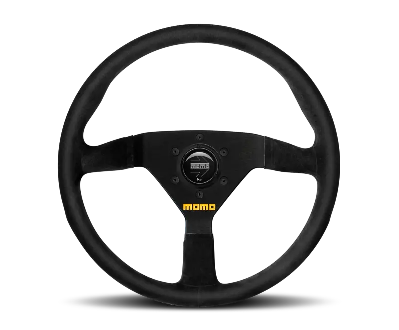 Momo Mod78 Steering Wheel 320 Mm - Black Suede/Black Spokes 1