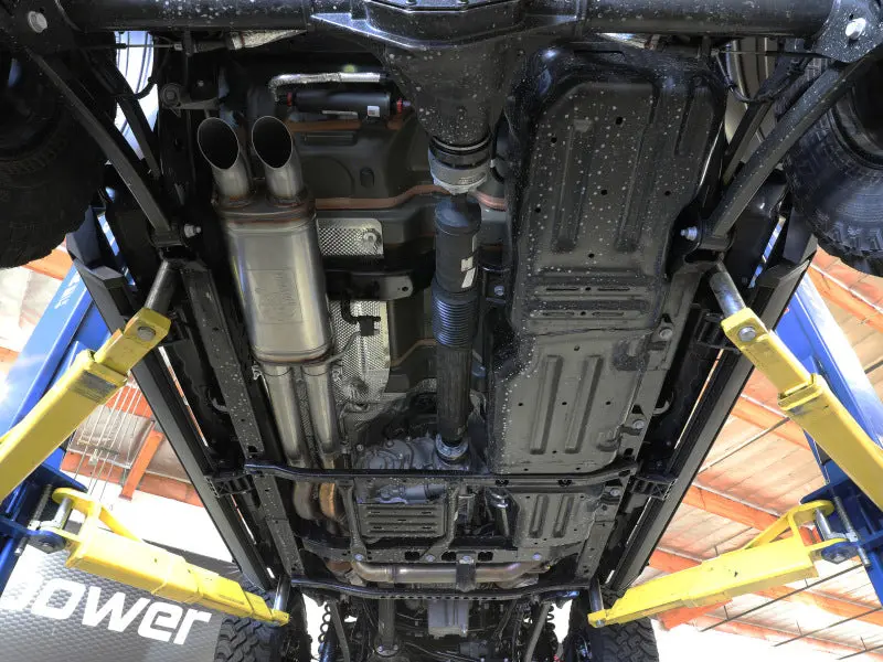 Afe 2021+ Jeep Wrangler Jl (392 V8-6.4L) Rock Basher 3In. 304 Stainless Steel Cat-Back Exhaust 2