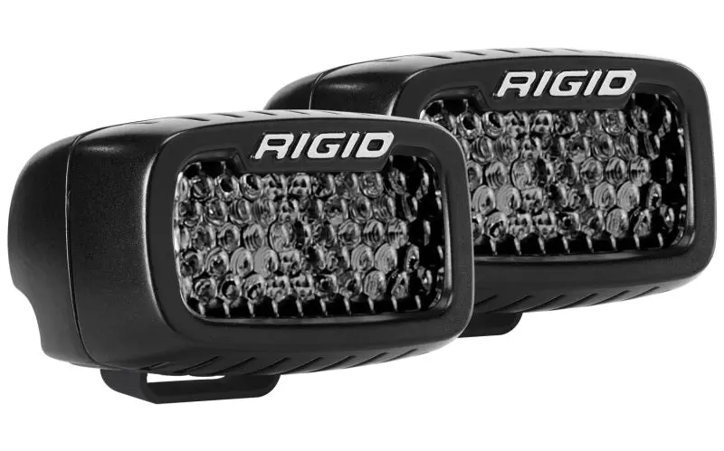 Rigid Industries Sr-M Series Pro Midnight Edition - Spot - Diffused - Pair 1