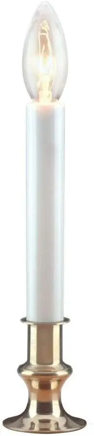 Holiday Wonderland 1519-88 9" Electric Window Candles With On/Off Switch - Quantity Of 2 1