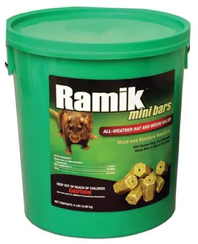 Ramik 116345 144-Count 1 Oz Rat And Mouse Mini Bait Bars - Quantity Of 1 1
