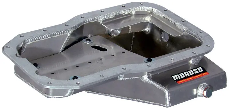 Moroso Toyota 3Sgt 2.0L Turbo/5Sfe Non Turbo Road Race Baffled Wet Sump 6.25Qt 7-9/16In Alum Oil Pan 1