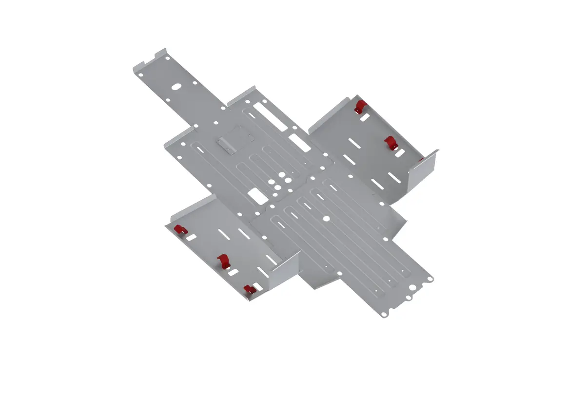 Honda Pioneer 700 Alloy Central Skid Plate 1