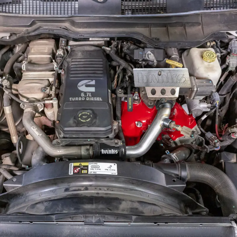 Banks Power 13-18 Ram 3500/4500/5500 6.7L Diesel Monster-Ram Intake System W/Fuel Line - Natural 2