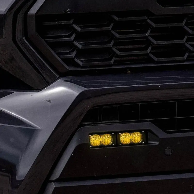 Baja Designs 2024+ Toyota Tacoma S2 Sport Dual Fog Pocket Light Kit - Baja Amber 1
