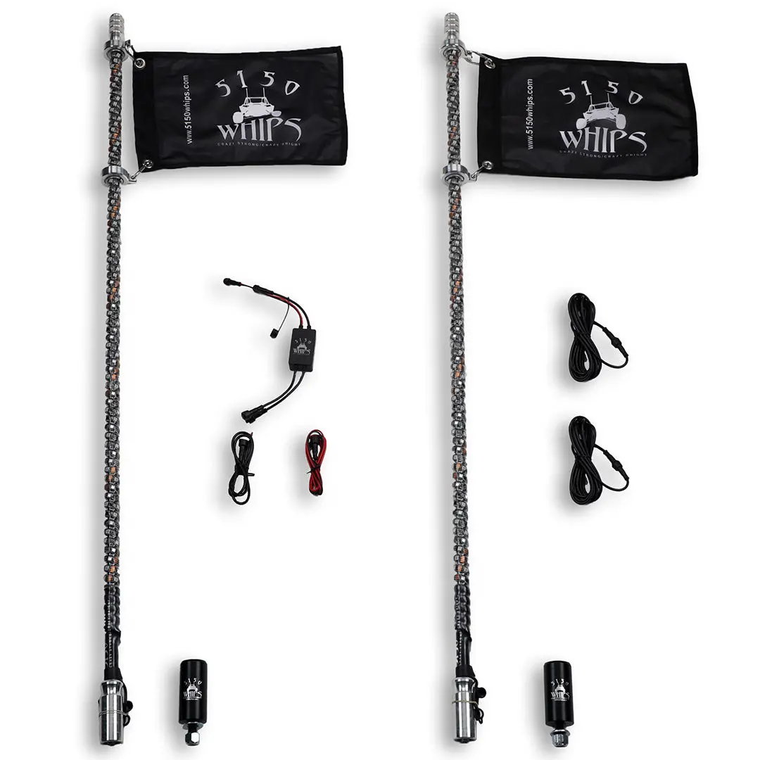 5150 Platinum 2X 187 Led Whips (1 Pair) 1
