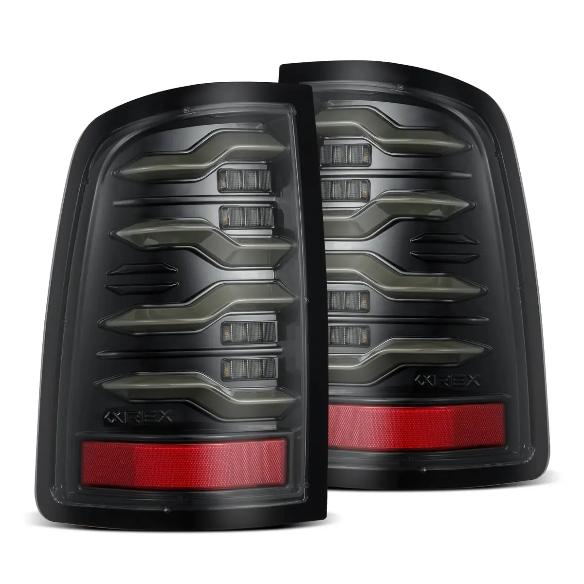 Alpha Rex 2019-2024 Ram 2500/3500 Luxx-Series Led Tail Lights (All Colors) 1