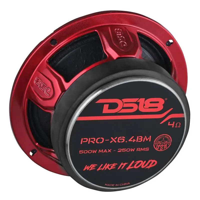Ds18 6.5In 250 Watts Rms 4 Ohm Mid-Range Loudspeaker Bullet Loudspeaker 1