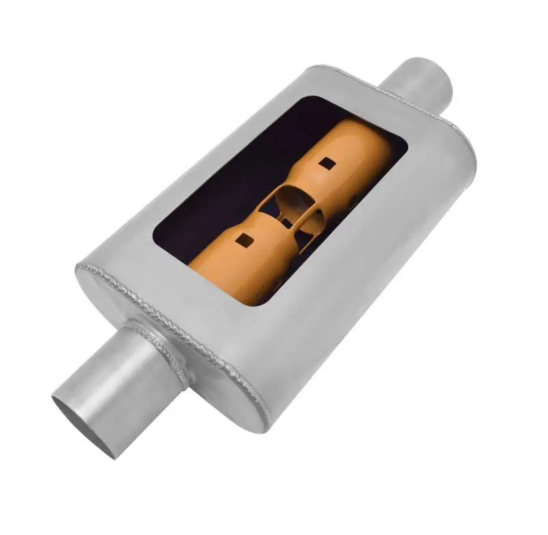 Gibson Mwa 3In. Offset/ 3In. Center 14In. Oval Muffler 1