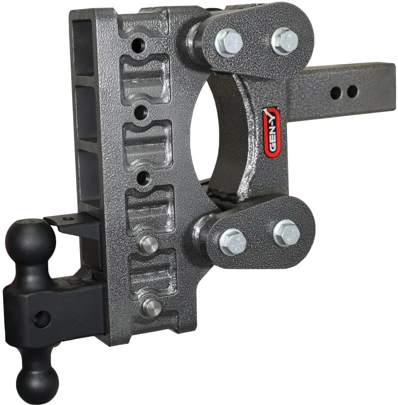 Gen-Y The Boss Torsion-Flex 2.5In Shank 9In Drop 21K Hitch W/Gh-061 Dual-Ball/Gh-062 Pintle Lock 1