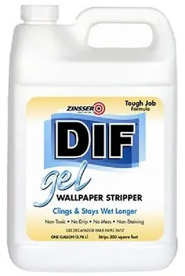 4 Ea Zinsser 2431 Dif 1 Gallon Gel Wallpaper Remover / Stripper 1