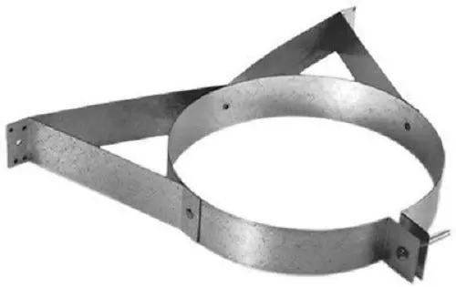 Duravent 6Dp-Ws 9068 6" Duraplus Chimney Pipe Wall Support Bracket / Strap - Quantity Of 1 1