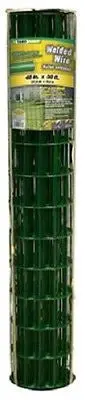 Midwest 308358A 48" X 50' 4" X 2" Green Pvc Coated Mesh Welded Wire Fencing 1