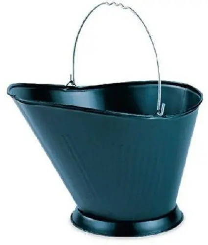 Panacea 15341 Black Metal Fireplace Coal Hod Ash Bucket - Quantity Of 1 1
