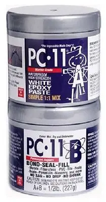 Pcc 160114 Pc-11 1 Lb High Strength Waterproof Marine Grade White Epoxy 1