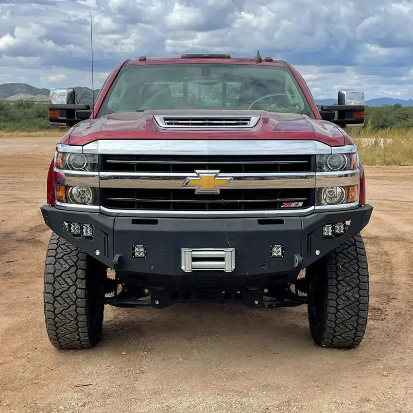 Chassis Unlimited 2015-2019 Chevy Silverado 2500/3500 Octane Front Winch Bumper 1